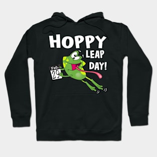 Funny Frog Hoppy Leap Day February 29 Leap Year Birthday Hoodie